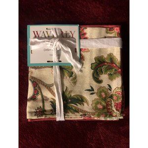 Waverly Dish Cloths - Set of 5-  13in.x 13in.
